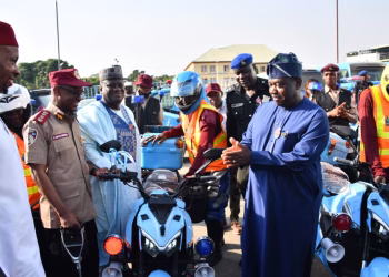 SGF Unveils Electric Motor Bikes to Boost Road Safety, Security