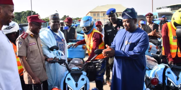SGF Unveils Electric Motor Bikes to Boost Road Safety, Security
