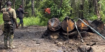 Navy Destroys Reactivated Illegal Refineries, Recovers 126,000 Litres of Stolen Petroleum Products